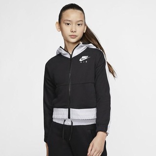 Hanorace Nike Air Full-Zip Fete Negrii Albi | KCWJ-09316